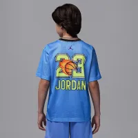 Nike Jordan Customized Air Big детские Soccer Jersey синий