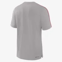 Ohio State Buckeyes Sideline Player мужские Nike Dri-FIT College футболка цвет серый