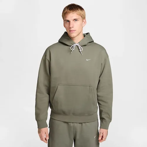 Nike Solo Swoosh чоловічі Fleece Pullover Толстовка з капюшоном колір зелений