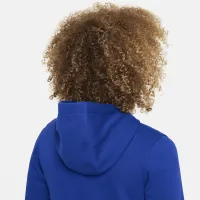 USMNT Club Big детские (для мальчиков) Nike Soccer Full-Zip French Terry Толстовка с капюшоном синий