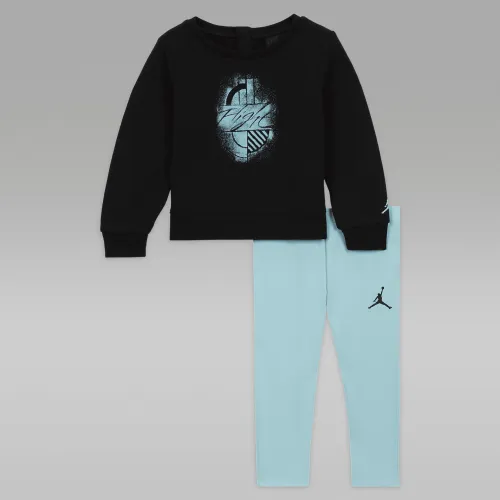 Nike Jordan W J Brooklyn Fleece лосины набор Baby 2-Piece набор синий