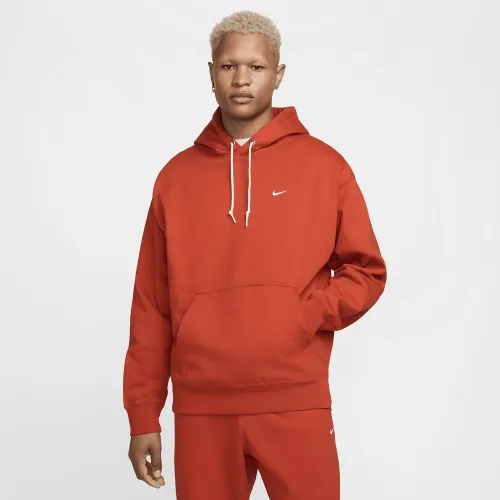 Nike Solo Swoosh чоловічі Fleece Pullover Толстовка з капюшоном колір червоний