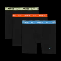 Nike Dri-FIT Essential хлопковыеStretch мужские трусы (3 пары) синий