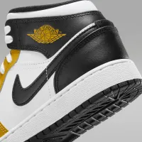 Nike Air Jordan 1 Mid Big детские Кроссовки Yellow