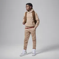 Nike Jordan MJ Brooklyn Fleece Essentials Big детские Pants цвет коричневый