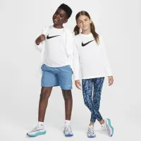 Nike Legend Big детские Dri-FIT Long-Sleeve футболка цвет белый
