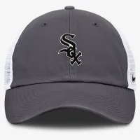 Chicago цвет белый Sox Club мужские Nike MLB Trucker Adjustable Hat цвет серый