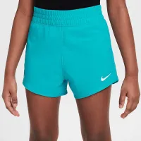 Nike Dri-FIT One Little дитячі Woven шорти колір зелений