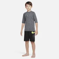 Nike Heather Big детские (для мальчиков) Half Sleeve Hydroguard цвет черный