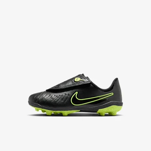 Nike Jr. Tiempo Legend 10 Club Little дитячі Multi-Ground Low Top футбольні бутси колір чорний