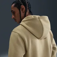 Nike Club мужские Full-Zip Fleece Толстовка с капюшоном цвет коричневый