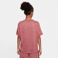Nike Multi Big дитячі (для хлопчиків) Dri-FIT Short-Sleeve Top колір червоний