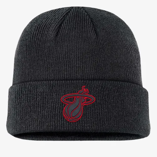 Nike Miami Heat Terra City Edition Nika NBA Beanie колір чорний