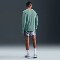 Nike Stride мужские Dri-FIT Running Waffle Crew цвет зеленый