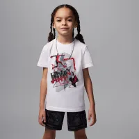 Nike Jordan Little детские 3Peat футболка цвет белый