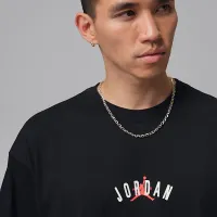 Nike Jordan мужские оверсайз футболка цвет черный