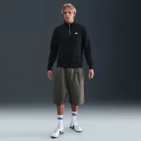 Nike Sportswear Club чоловічі 1/2-Zip Fleece Top колір чорний
