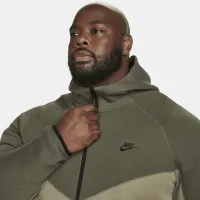 Nike Sportswear Tech Fleece Windrunner мужские Full-Zip Толстовка с капюшоном цвет коричневый