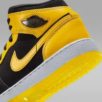 Nike Air Jordan 1 Mid SE Big детские Кроссовки цвет черный