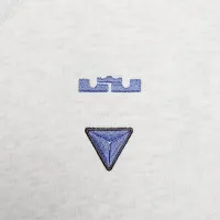 Nike LeBron Standard Issue Big детские Dri-FIT баскетбольные Толстовка с капюшоном цвет серый