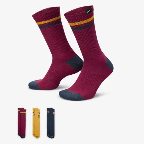 Nike Everyday Cushioned Crew шкарпетки (3 пар) різнокольорові