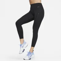 Nike Go женская Firm-Support С высокой Талией 7/8 лосины с карманамицвет черный