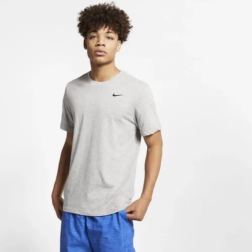 Nike Dri-FIT мужские Fitness футболка цвет серый