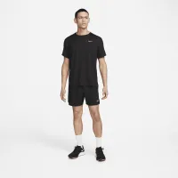 Nike Miler чоловічі Dri-FIT UV Short-Sleeve Running Top колір чорний