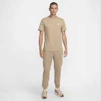 Nike Sportswear Club мужские футболка цвет коричневый