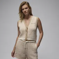 Nike Air Jordan женская Knit Vest цвет белый