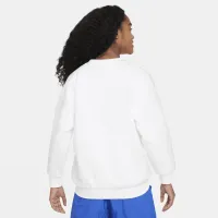 Nike Sportswear Club Fleece Big детские оверсайз свитшот цвет белый
