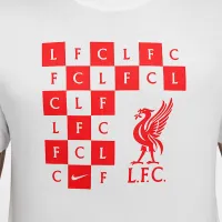 Liverpool FC чоловічі Nike Soccer Checkeколір червоний футболка колір білий