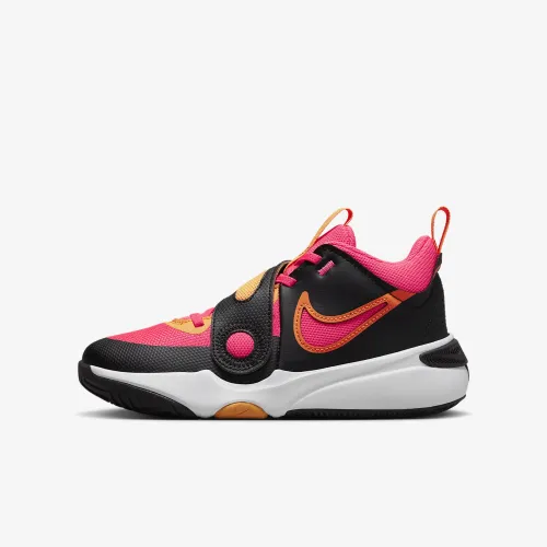 Nike Team Hustle D 11 Big дитячі баскетбольні Кросівки колір чорний