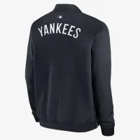 New York Yankees Authentic Collection Dugout чоловічі Nike MLB Full-Zip Bomber Куртка блакитний