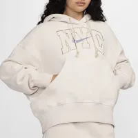 Nike Sportswear Phoenix Fleece женская Over-оверсайз Толстовка с капюшоном цвет коричневый
