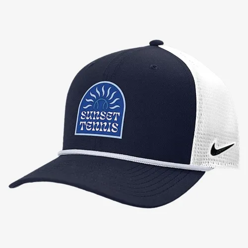 Nike Rise Tennis Trucker Cap блакитний