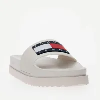 Шлёпанцы Tommy Jeans Elevated Flatform EN0EN02451-YBL - Белые