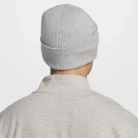 Nike Peak Swoosh Beanie колір сірий