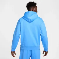 Nike Solo Swoosh мужские Fleece Pullover Толстовка с капюшоном синий