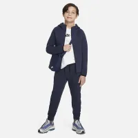 Nike Sportswear Tech Fleece Big дитячі (для хлопчиків) Full-Zip Толстовка з капюшоном блакитний