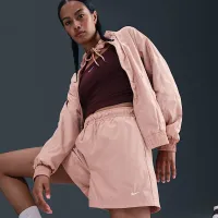 Nike Sportswear Classic Wovens женская Mid-Rise шорты Pink