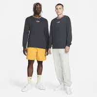 Nike Be True Long-Sleeve футболка колір сірий