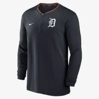 Detroit Tigers Authentic Collection чоловічі Nike Dri-FIT MLB 1/2-Zip Long-Sleeve Top блакитний