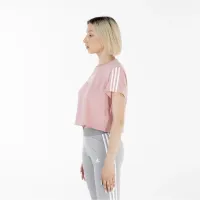 Футболка adidas Aeroready Made For тренировочные Crop Sport Tee HD9353 - Розовые