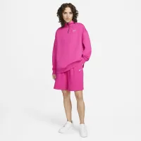 Nike Sportswear Essential женская Fleece High-Rise шорты Pink