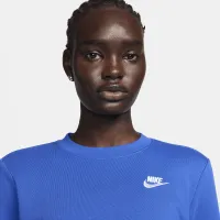 Nike Sportswear Club Fleece женская Crew-Neck свитшот синий