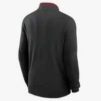 Georgia Bulldogs Victory мужские Nike Dri-FIT College 1/2-Zip Long-Sleeve Top цвет черный