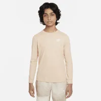 Nike Sportswear Big дитячі (для хлопчиків) Long-Sleeve футболка колір коричневий