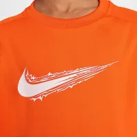 Nike Multi Big дитячі (для хлопчиків) Dri-FIT Short-Sleeve Top Orange