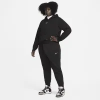 Nike Sportswear Phoenix Fleece женская С высокой Талией Joggers (большие размеры) цвет черный